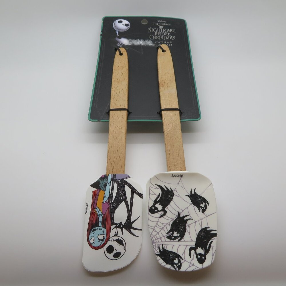 Nightmare Before Christmas Silicone Spatula Spoon Set of 2